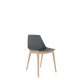 Polypropylene Shell Chair Beech Wooden 4-Leg Frame